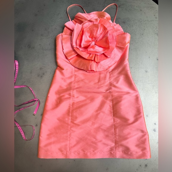 Atsu Oversized Rosette Mini Dress - Picture 5 of 15